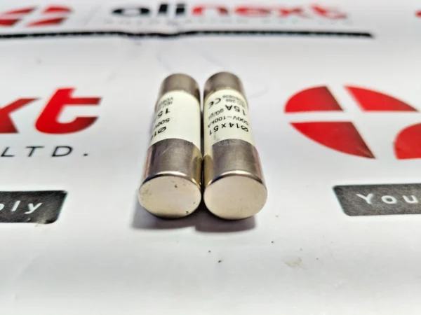 Lot of 2x 15A gG/gL ceramic cartridge fuse 14X15mm 500VAC