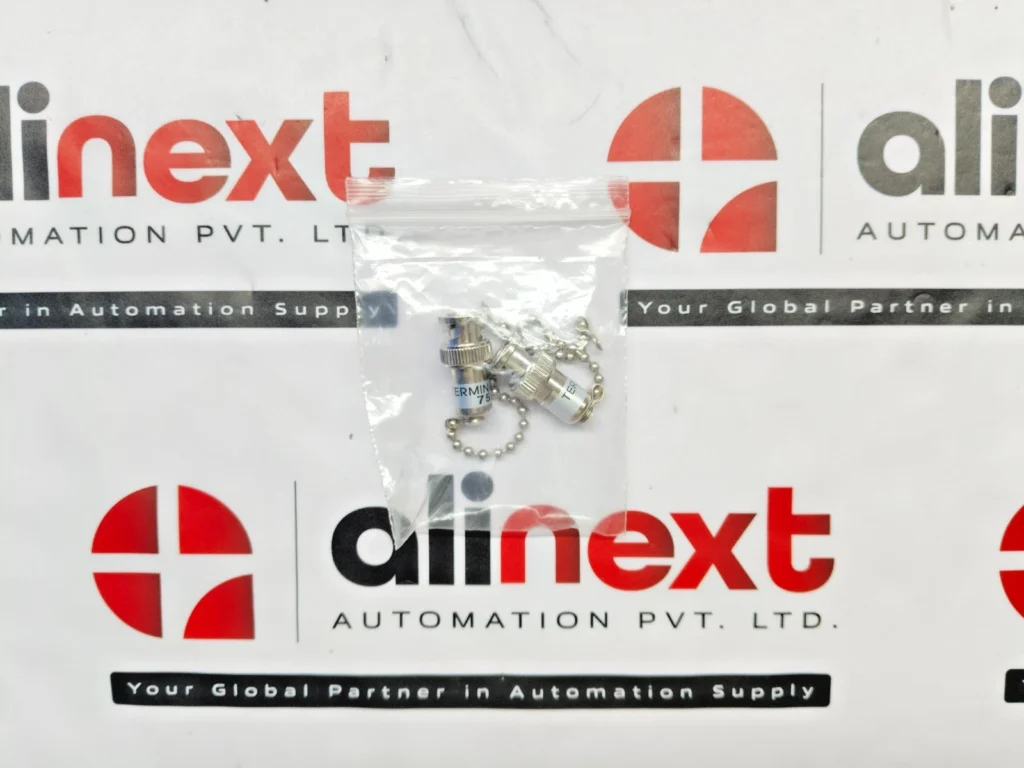 Lot of 2x BNC resistor terminator plugs 75 Ohm