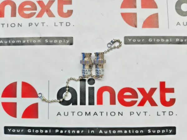 Lot of 2x BNC resistor terminator plugs 75 Ohm