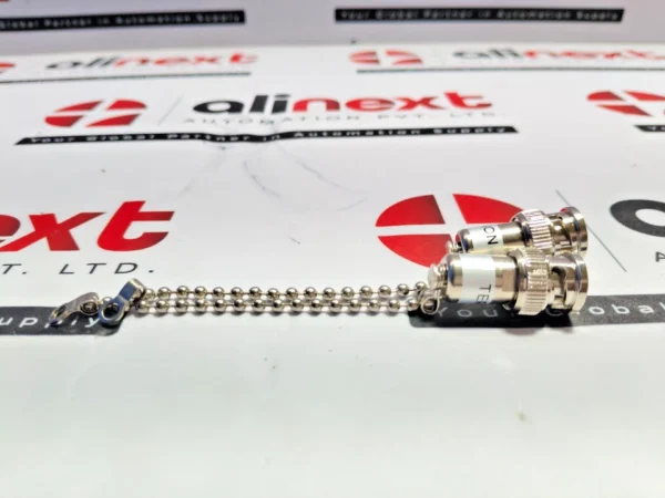 Lot of 2x BNC resistor terminator plugs 75 Ohm