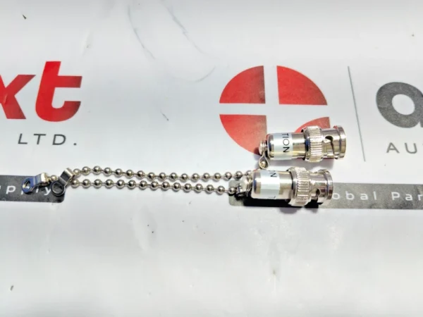 Lot of 2x BNC resistor terminator plugs 75 Ohm