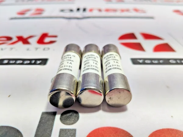 Lot of 3X GLOBAL CH14 Cylindrical Fuse, 690V~ 100KA
