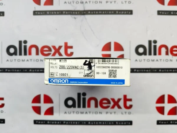 Lot of 4x Omron MY4N miniature power relay 200/220VAC