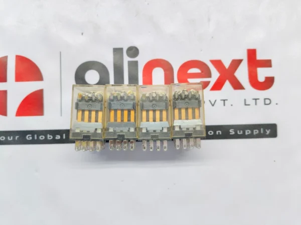 Lot of 4x Omron MY4N miniature power relay 200/220VAC