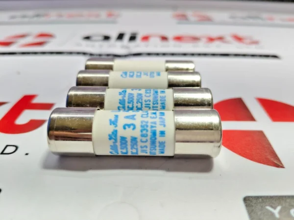 Lot of 4x Utsunomiya Electric Cello-Lite UC1 fuses 3A 500VAC 250VDC