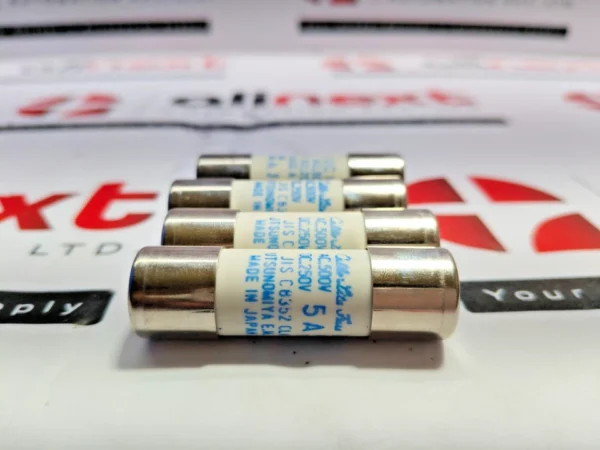 Lot of 4x Utsunomiya Electric UC1 Cello-Lite Fuses 5A 500VAC 250VDC 