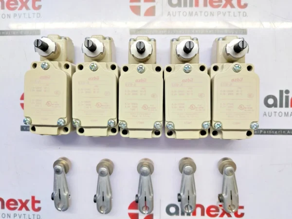 Lot of 5x Azbil Corporation 1LS19-JK Compact Limit Switch 0.1A-125VAC 0.1A-30VDC