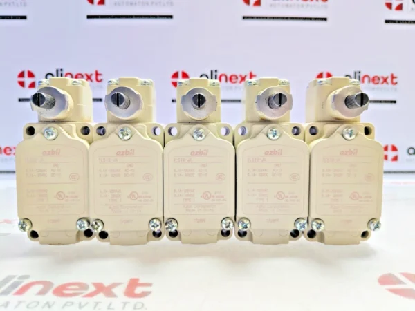 Lot of 5x Azbil Corporation 1LS19-JK Compact Limit Switch 0.1A-125VAC 0.1A-30VDC