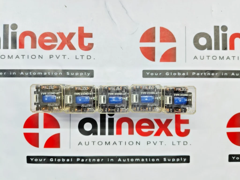 Lot of 5x Fujitsu FRL230 power relays 233ND-4T 24VDC
