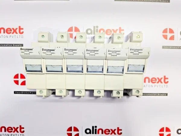 Lot of 6x Bussmann CH221B industrial modular fuse holder 690V 100A 9.5W