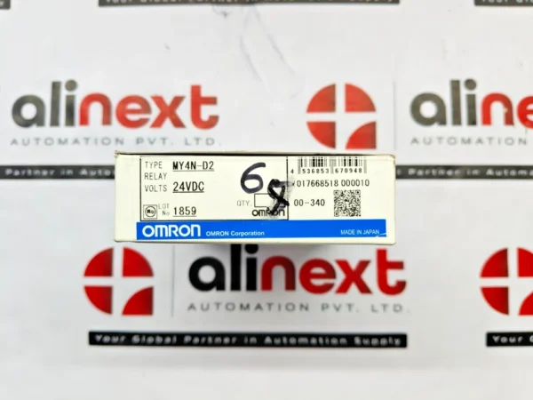 Lot of 6x Omron MY4N-D2 miniature power relay 5A 250VAC