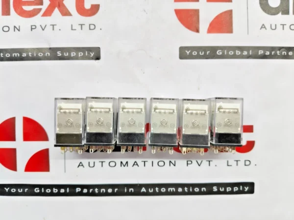 Lot of 6x Omron MY4N-D2 power relays 24VDC