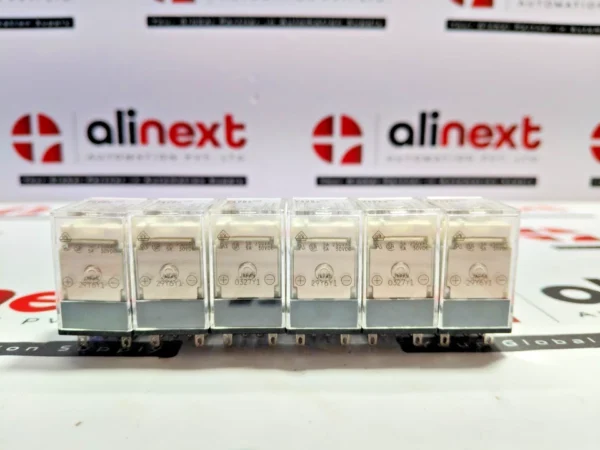 Lot of 6x Omron MY4N-D2 power relays 24VDC