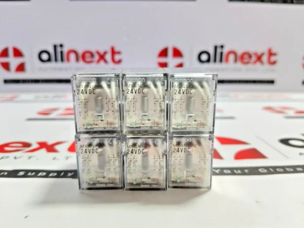 Lot of 6x Omron MY4N-D2 power relays 24VDC