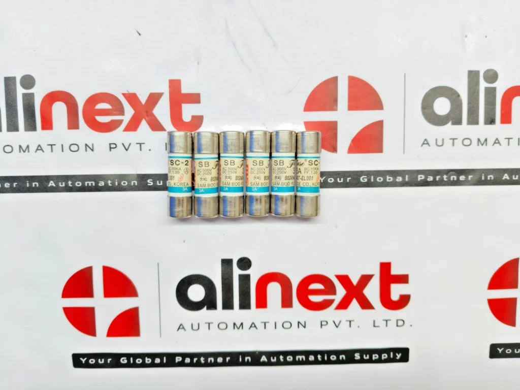 Lot of 6x SB SC-2 fast-acting cartridge fuses 3A BSN0427-EL001
