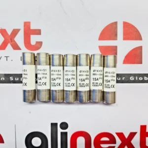 Lot of 7x 14x51mm Fuse gG/gL 15A 500V-100kA