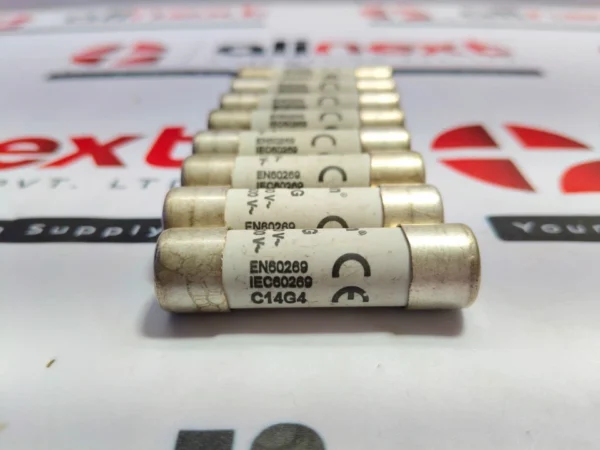 Lot of 8x Bussmann C14G4 series cylindrical fuses 500VAC or 690VAC  4A