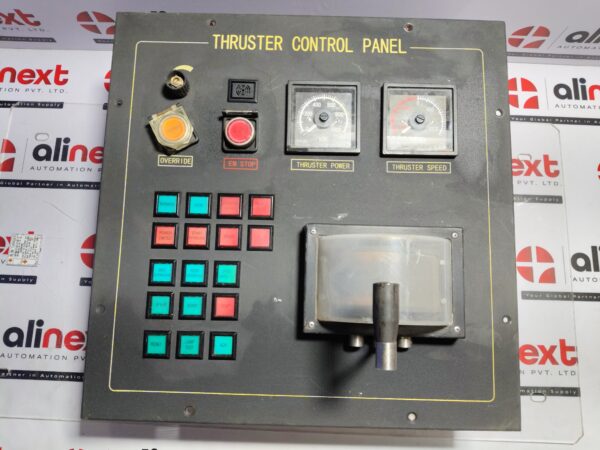  Marine Thruster Control Panel w/Power & Speed Gauges-Ship Bow/Stern Control Unit