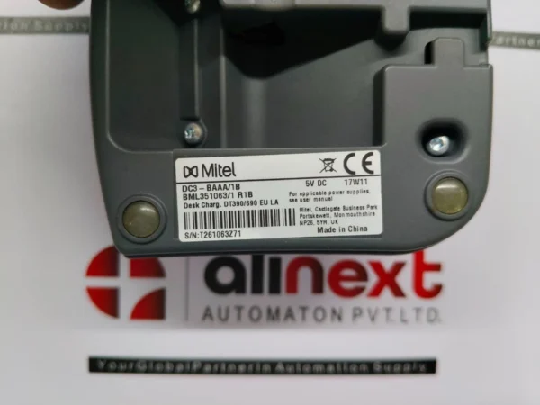 Mitel DC3-DAAA/1B1 Desk Charger 5V DC 19W19