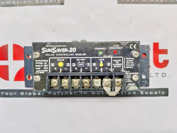 Morningstar SunSaver-20 solar controller SS-20L-24V