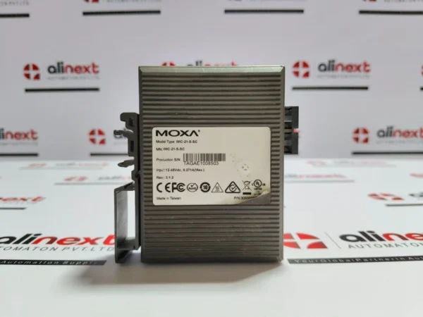 Moxa IMC-21-S-SC Industrial Media Converter 12-48Vdc 0.271A