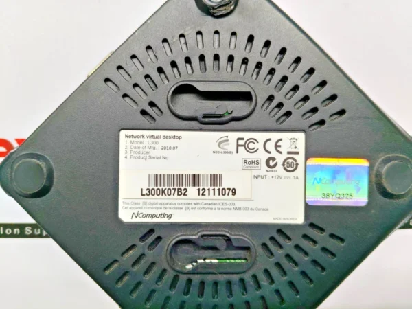 Ncomputing L300 Network Virtual Desktop 12V 1A