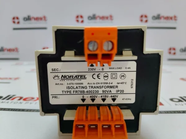 Noratel FR78B-4000230 Isolating Transformer 90VA 400-440V 47-63Hz