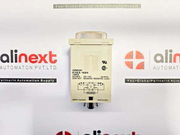 Omron H3BA-N8H timer 0-12sec 220VAC 50/60Hz
