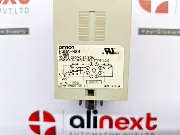 Omron H3BA-N8H timer 0-30sec 220VAC 50/60Hz