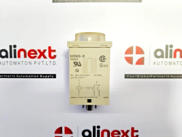 Omron H3BG-8 Timer 240V 50/60Hz 0-50sec