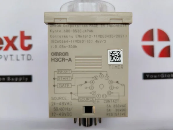 Omron H3CR-A Solid-State Timer Relay 0-1.2min