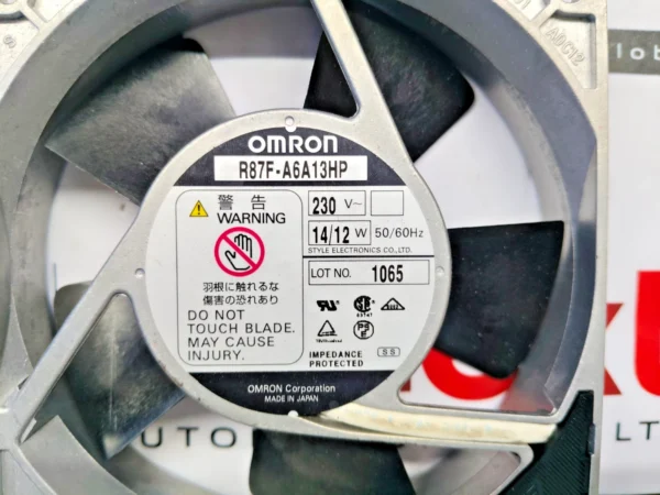 Omron R87F-A6A13HP AC Axial Fan 230V 14/12W 50/60Hz