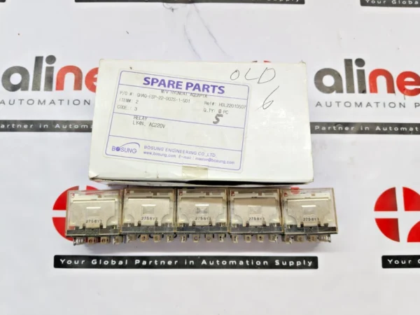  Omron Type LY4N relay 200/220VAC