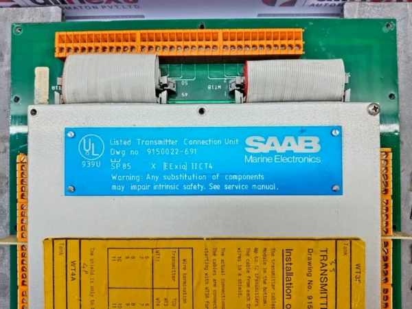 SAAB Marine Electronics 9150022-691 Tank Transmitter Connection Unit