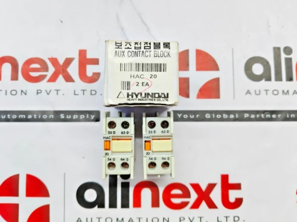Hyundai HAC 20 auxiliary contact blocks lot of 2x