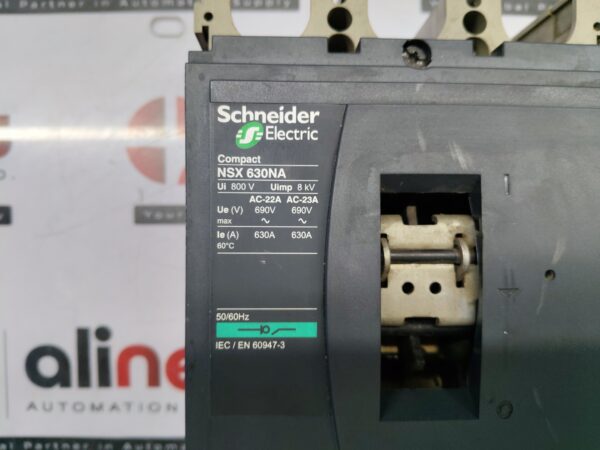 Schneider Electric Compact NSX 630NA Compact Circuit Breaker 800V 50/60Hz