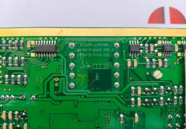 Sieger Limited 05704 Series Control Card 05704-C-0104, 05704-A-0124
