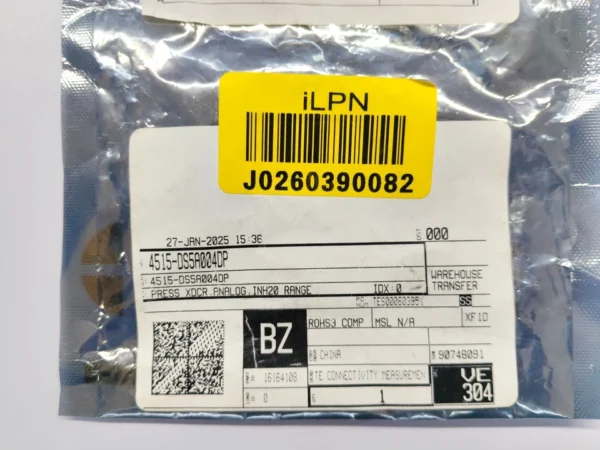 TE Connectivity 4515-DS5A004DP MS4515 Series Analog Differential Pressure Sensor