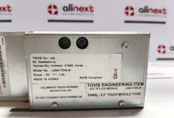 TOVIS 6.2" TFT-LCD Touch Module L06A1TO0LW