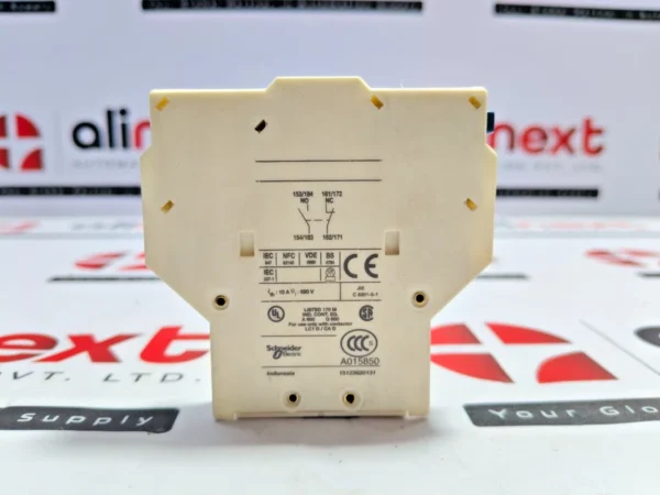 Telemecanique LAD8N11 auxiliary contact block 10A 690V