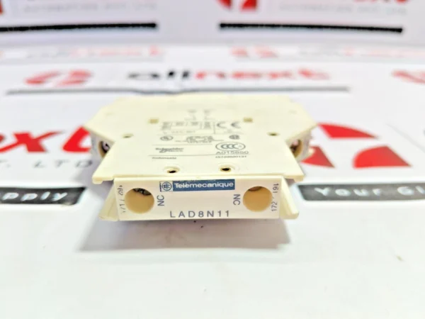 Telemecanique LAD8N11 auxiliary contact block 10A 690V