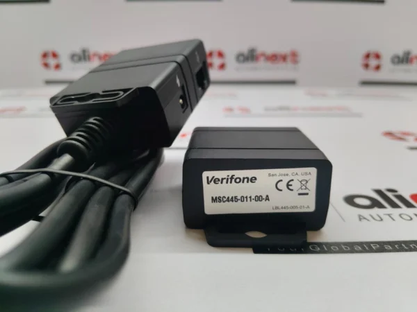 Verifone MSC445-011-00-A cable assembly LBL445-005-01-A / 445-103-01-A 12VDC 1A