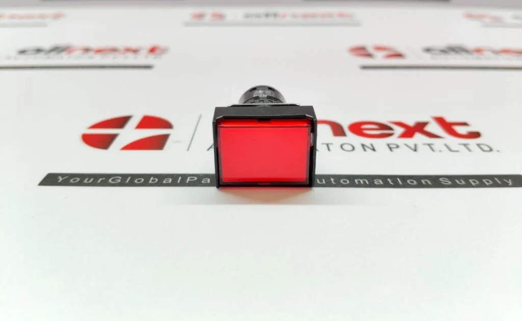 24V DC Red Illuminated Push Button Lamp