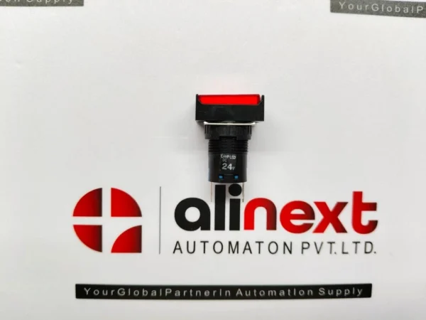 24V DC Red Illuminated Push Button Lamp