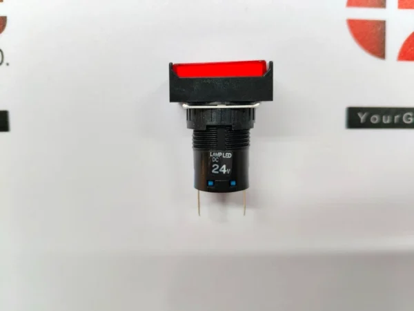 24V DC Red Illuminated Push Button Lamp
