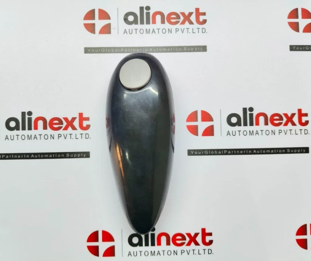 Black Manual Can Opener with Restart Button