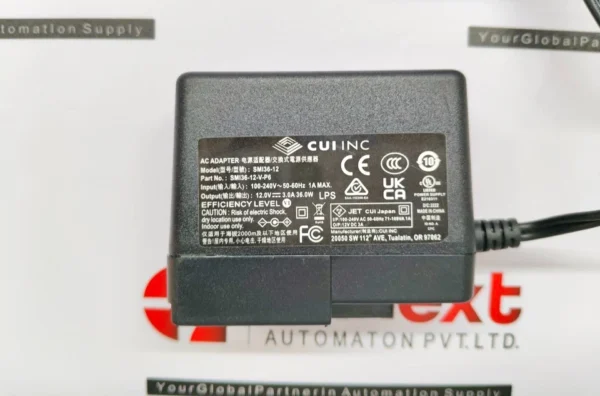 CUI Inc SMI36-12-V-P6 AC/DC Wall Plug Adapter