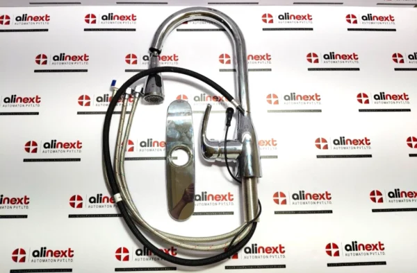 Chrome Pull-Down Kitchen Faucet with Sprayer and Hose