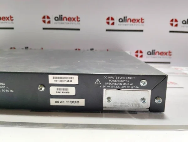 Cisco Catalyst 3750 Series PoE-48 WS-C3750-48PS-S V05 48-Port Ethernet Switch