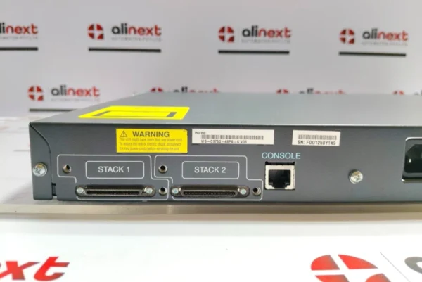 Cisco Catalyst 3750 Series PoE-48 WS-C3750-48PS-S 48-Port Ethernet Switch